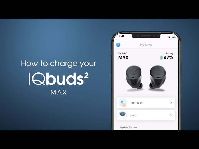 How to charge your IQbuds² MAX