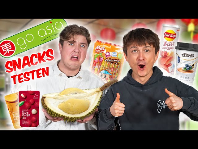 Snacks von GO ASIA testen! 😍🍡(mit Dima)