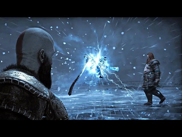 KRATOS VS THOR God of War Ragnarök