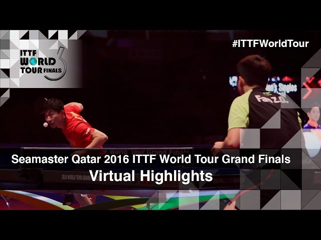 2016 World Tour Grand Finals Virtual Highlights -  Ma Long v Fan Zhendong (Final)