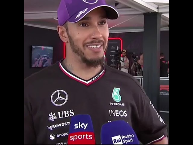 Lewis Hamilton Post Race Interview at the Hungarian Grand Prix #f1 #lewishamilton