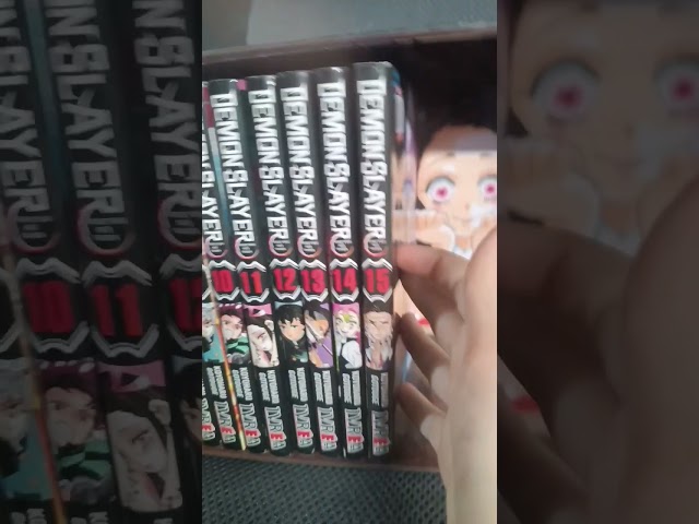 Mi coleccion de demon slayer 😎😂#demonslayer#manga#collection#hobbie#anime