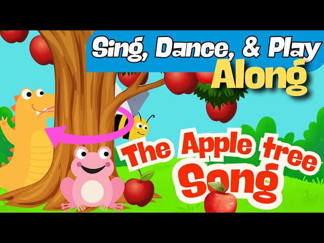 The Apple Tree Game, brain break, children songs | Fun Action Song for Kids 🍎🐸🐝🐊