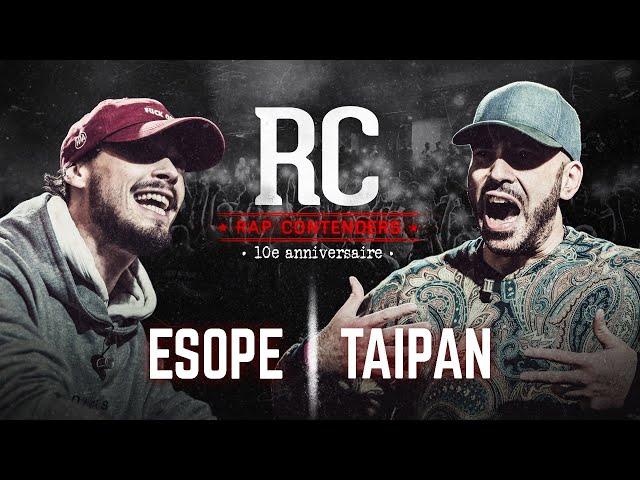 Rap Contenders 10 ans : Esope vs Taipan