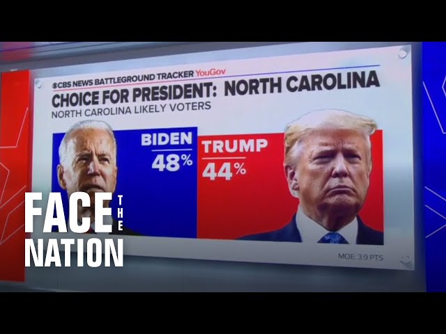 North Carolina, Georgia both in play for Biden, Trump in November