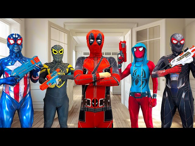 TEAM SPIDER-MAN vs BAD GUY TEAM || We Are Super WARRIORS - Epic Superhero Adventure! (Action, Funny)