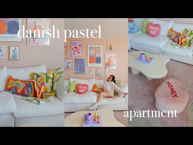 decorating my friends dream danish pastel apartment 🎀💓