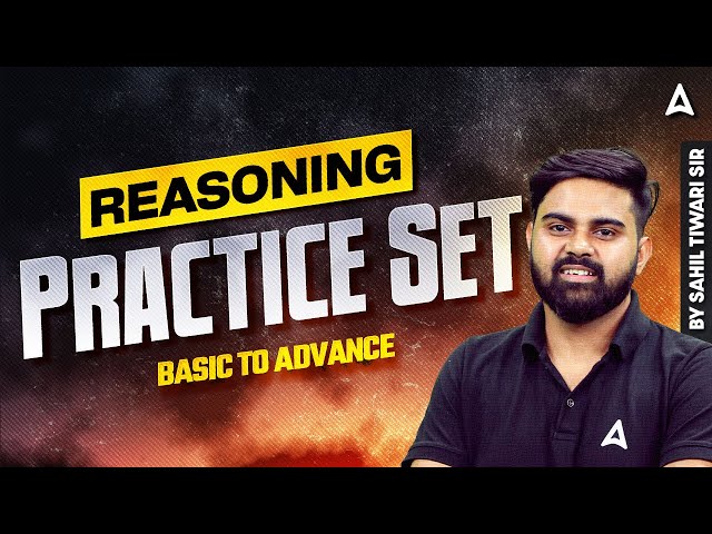 SSC CGL 2025 | SSC CGL Reasoning Class 2025 | Practice Set | By Sahil Tiwari Sir