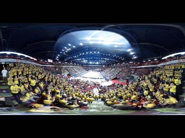 Del Monte Volley Land a 360° - Il tifo della DHL Modena