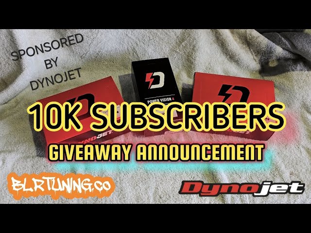 10K SUBSCRIBER GIVEAWAY VIDEO SPONSORED BY DYNOJET