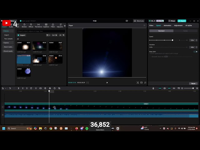 spacesheb edits videos live