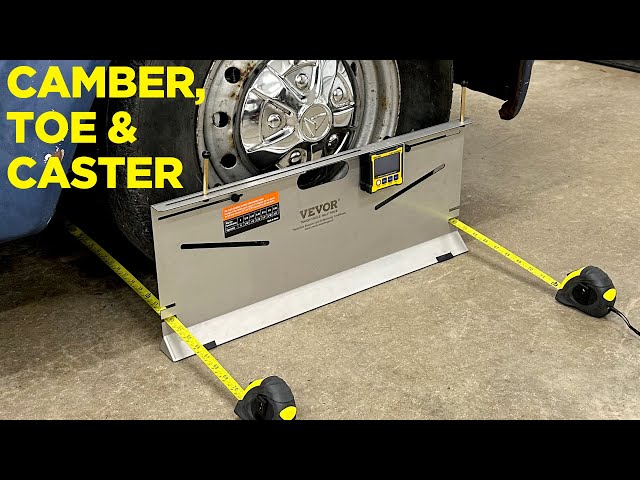 How to: DIY Vehicle Alignment at home with VEVOR Wheel Alignment Tool