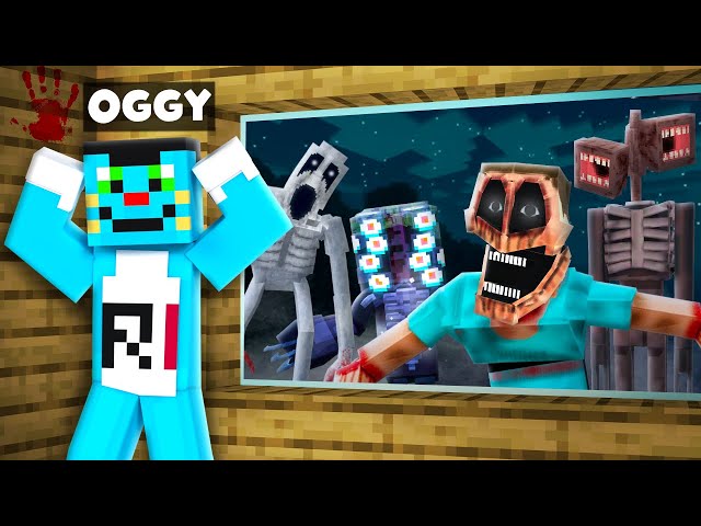 Every Entity Of Minecraft Appeared! With Oggy And Jack