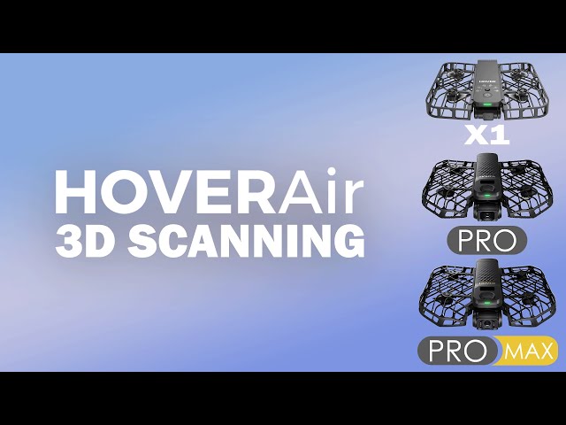 HoverAir X1, Pro, and ProMax Photogrammetry and 3D Mapping