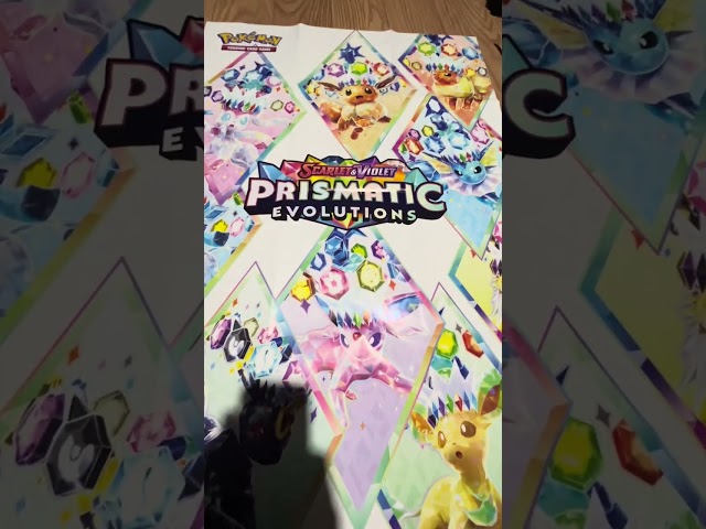 PRISMATIC EVOLUTIONS POSTER COLLECTION OPENING!!!!#prismaticevolutions  #pokemon