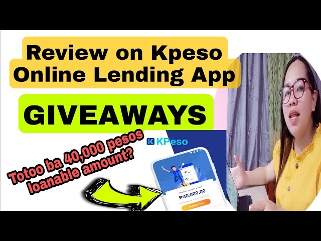 Giveaways | Review On KPESO Online Lending App 2022