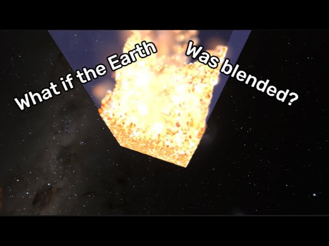 What if the Earth was blended?