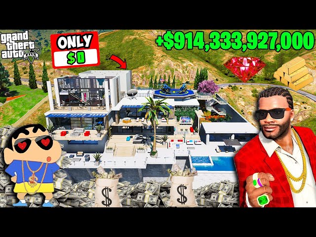 POOR FRANKLIN & SHINCHAN BECOME RICHEST PERSON IN GTA5 ll Varunthegamer