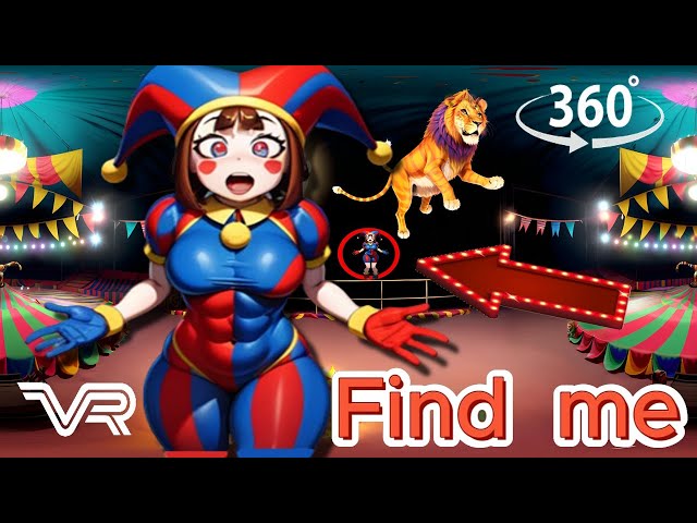 🔍 Find Pomni  in 360° VR  #30  The Amazing Digital Circus