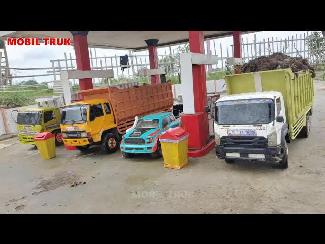 Woow..!! Muatan Berat Mobil Truk Tronton Rc Hino 500 Fuso 220ps Oleng Isuzu Giga, Ud Quester Dump