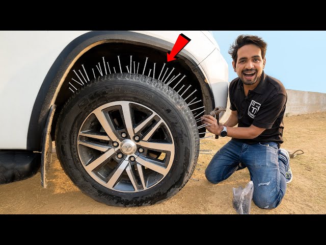 Unlimited Nails Vs Tubeless Tyre - Will It Survive ?🤔