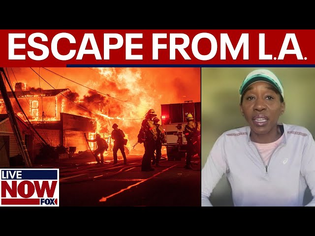 LA fires: Survivor escapes as fire follows | LiveNOW from FOX