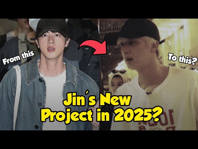 Finally Appears Again! Jin 'Seen' changing hair Color because of this his New Project?