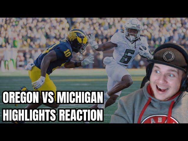 Oregon vs Michigan Full Game Highlights (REACTION)