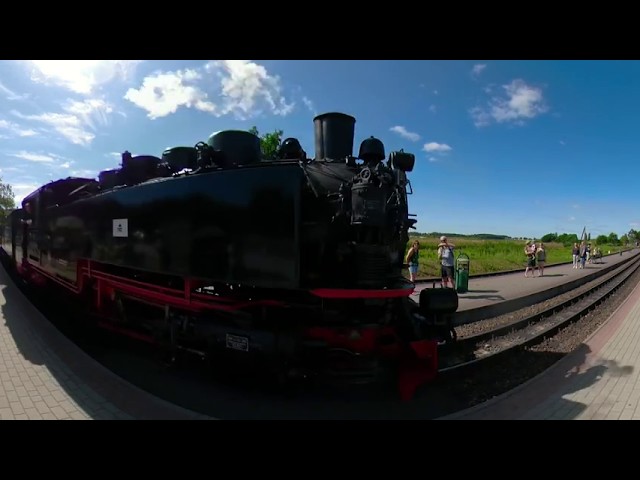 Railway Rasender Roland through the Summer18 VR360 Eisenbahn