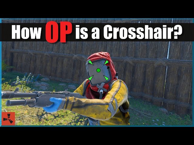 How much does a crosshair improve your aim in Rust?