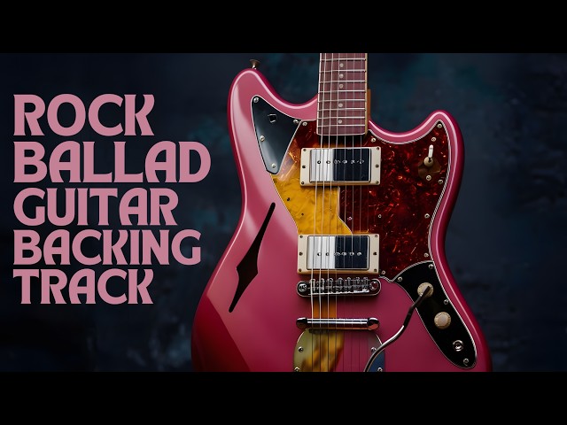 Rock Ballad Backing Track in C# minor