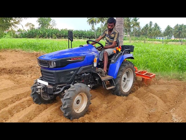 Farmtrac atom 26 4wd Compact Tractor | 3 Furrow Ridger | Full features and specifications | AI