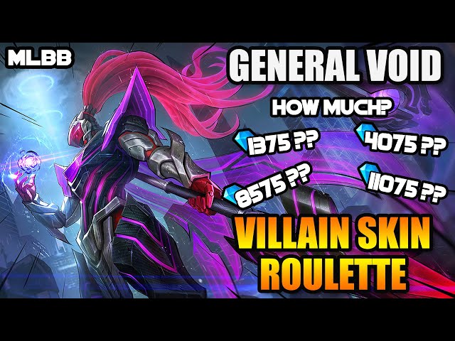 HOW MUCH IS ALPHA'S VILLAIN SKIN? GENERAL VOID - HEROES ROULETTE EVENT - MLBB WHAT’S NEW? VOL. 109