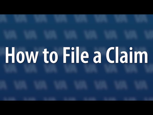 How to File a VA Disability Claim