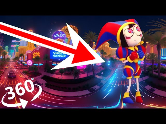 FIND digital circus | Amazing Pomni - looking for a challenge 360° VR video