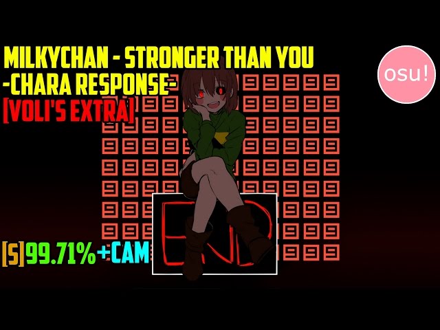 [osu!] [Liveplay] Milkychan - Stronger than You -Chara Response- [Voli's Extra] [5.15*] +Cam