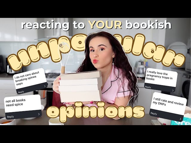 reacting to YOUR bookish unpopular opinions! 📖🍪 (+ valentine's baking 🌹)