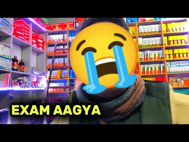 EXAM AAGYA 😭 #vlog #study vlog