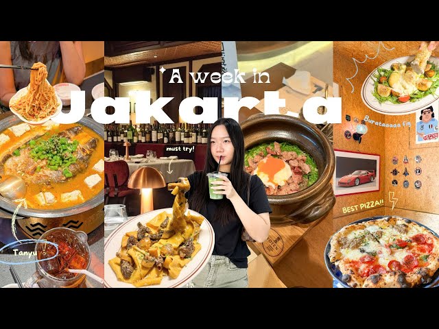 JAKARTA VLOG 🇮🇩 part 9| WHAT I EAT IN A WEEK: Warung, Gelato-run, PIK & new-found gems 💖 (eng/indo)