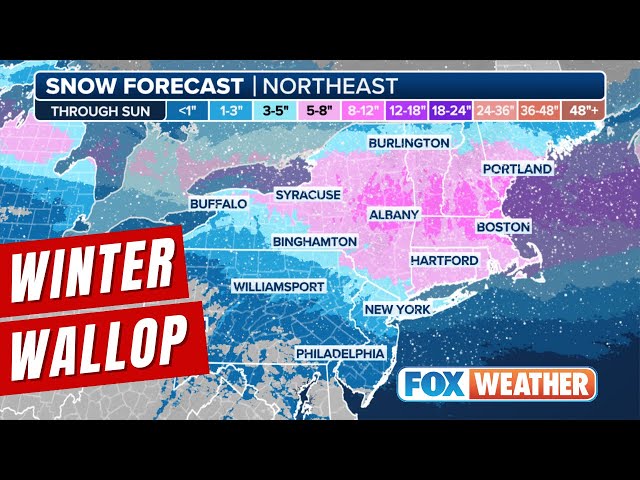 Winter Storm To Wallop 1,800 mile Stretch Of Northern US This Weekend