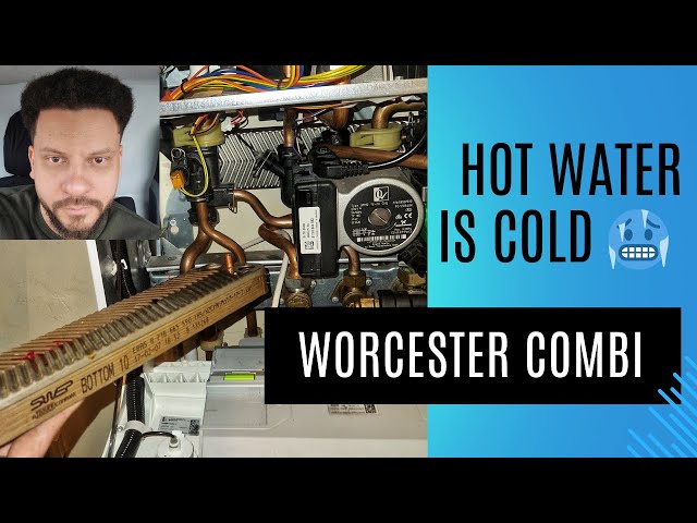 Cold Hot Water? Worcester Combi Plate Heat Exchanger Replaced. Full repair!