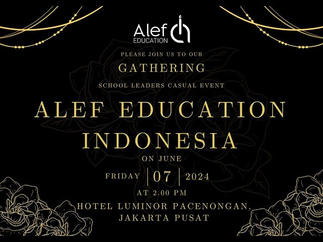 School Leader Casual Event Alef Education Indonesia