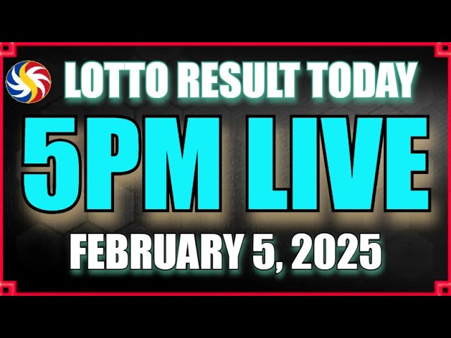 Lotto Result Today Draw Live February 5, 2026 5pm Ez2 Swertres Pcso