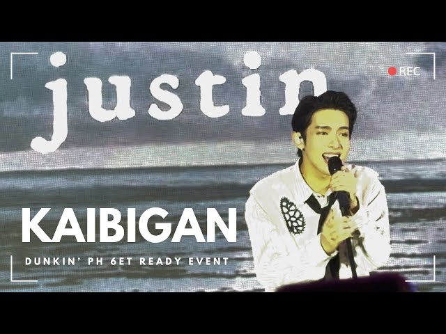 FANCAM with ENG SUBS : JUSTIN De Dios - Kaibigan - DunkinPH 6ET READY Event