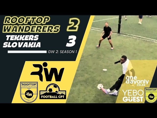 ⚽ ROOFTOP WANDERERS VS TEKKERS SLOVAKIA ⚽ GW2 30.01.2025 #football (moments in the description)