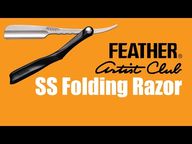 Feather Artist Club SS Folding Razor - Straight Razor Shaving Made Simple