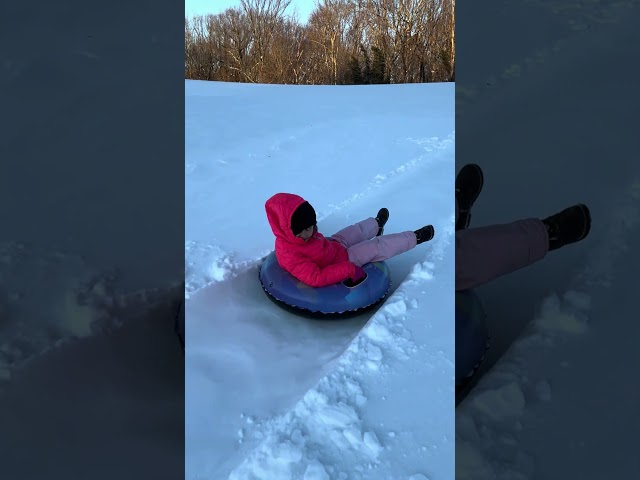 Snowmageddon January 2025 Kids Snow Tubbing Part 2