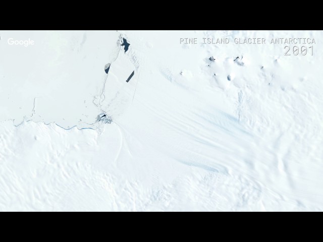 Google Timelapse: Pine Island Glacier, Antarctica