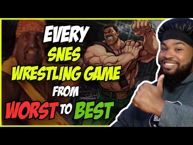 Every SNES Wrestling Game RANKED from WORST to BEST