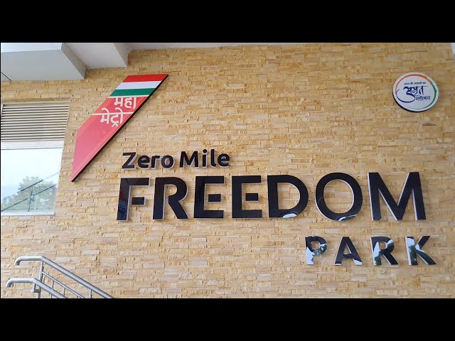 Zero Mile Freedom Park Nagpur | जीरो माइल फ्रीडम पार्क | 1st Video on YOUTUBE .